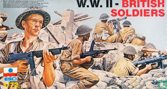 WWII Britse Soldaten - Afbeelding 1