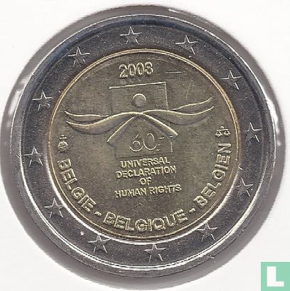 Belgium 2 euro 2008 "60 years of the Universal Declaration of Human Rights" - Image 1