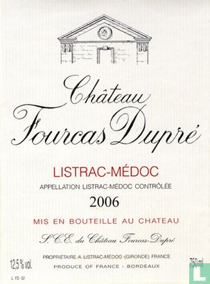 Château Fourcas Dupré Cru Bourgeois Sup 2006