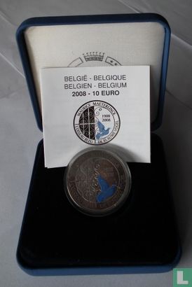 Belgien 10 Euro 2008 (PP) "100th anniversary of Maurice Maeterlinck's play - l'Oiseau bleu" - Bild 3