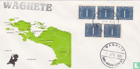 Waghete Landkaart 02-04 05-04-1961 