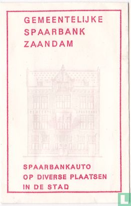 Gemeentelijke Spaarbank Zaandam - Image 1