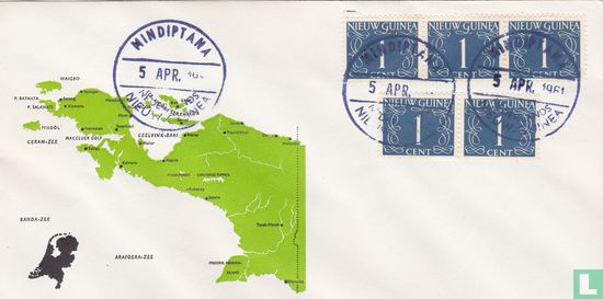 Mindiptana Landkaart 02-02 05-04-1961 