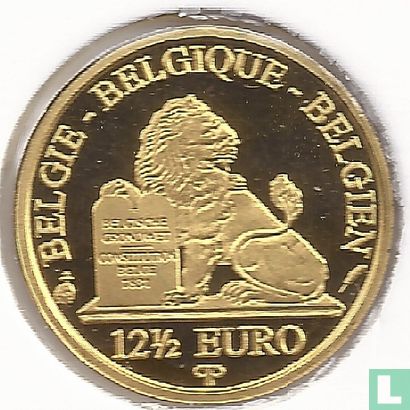 België 12½ euro 2010 (PROOF) "King Baudouin" - Afbeelding 2