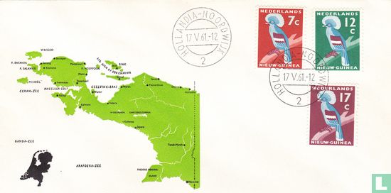 Hollandia Noordwijk Landkaart 05-23 17-05-1961 