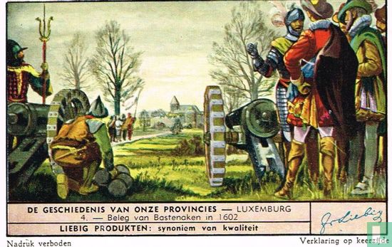 Beleg van Bastenaken in 1602