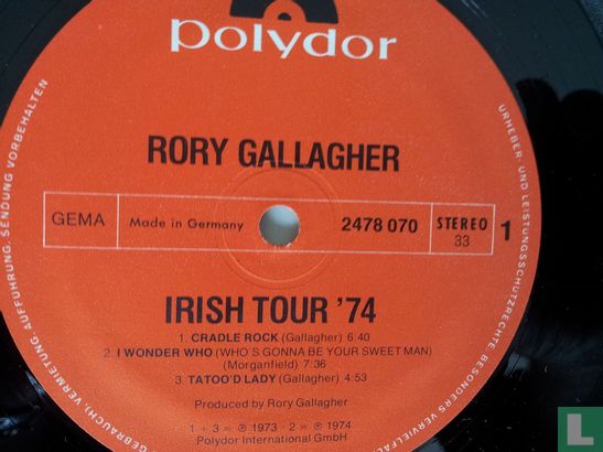 Irish Tour '74  - Afbeelding 3