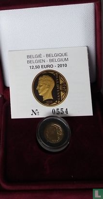 België 12½ euro 2010 (PROOF) "King Baudouin" - Afbeelding 3