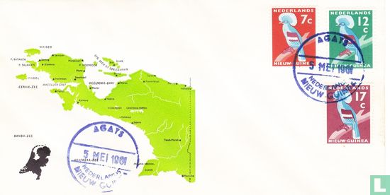 Agats Landkaart 05-15 05-05-1961 