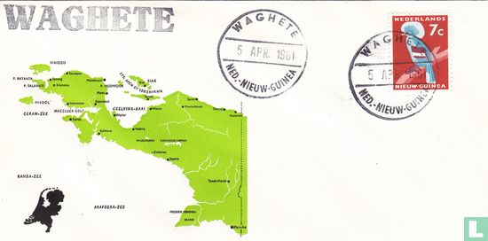 Waghete Landkaart 03-04 05-04-1961 