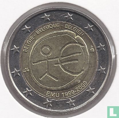 België 2 euro 2009 "10th Anniversary of the European Monetary Union" - Afbeelding 1