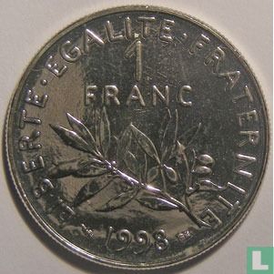 Frankrijk 1 franc 1998 - Afbeelding 1