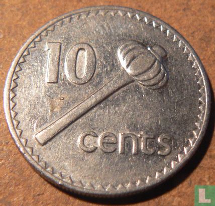Fiji 10 cents 1995 - Image 2