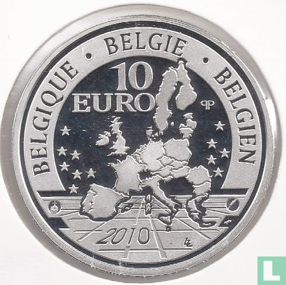 Belgium 10 euro 2010 (PROOF) "100 Years of Tervuren African Museum" - Image 1