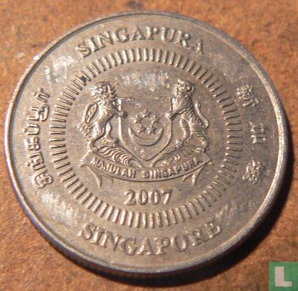Singapore 10 cents 2007 - Image 1