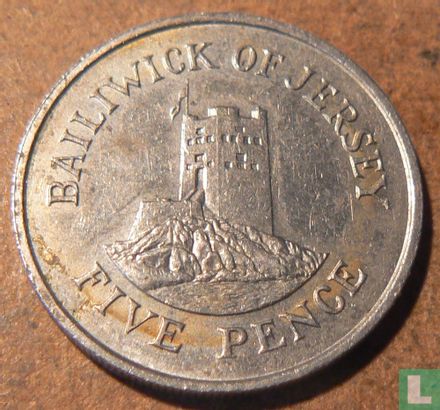 Jersey 5 pence 1984 - Afbeelding 2