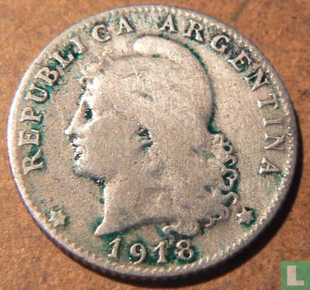 Argentina 20 centavos 1918 - Image 1