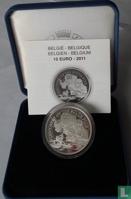 België 10 euro 2011 (PROOF) "100 years Amundsen's expedition & discovery of South Pole" - Afbeelding 3