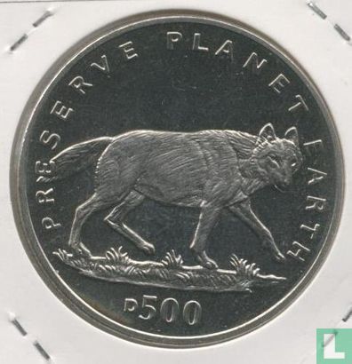Bosnien und Herzegowina 500 Dinara 1994 (PROOFLIKE) "Gray wolf" - Bild 2