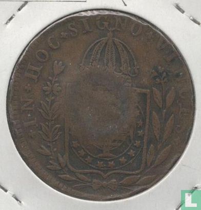 Brazil 40 réis 1835 (countermark on 80 réis 1831) - Image 2