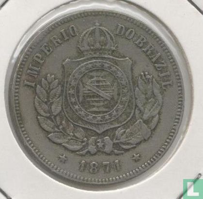 Brazilië 200 réis 1871 - Afbeelding 1