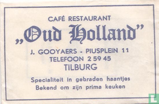 Café Restaurant "Oud Holland" - Afbeelding 1