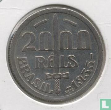 Brasilien 2000 Réis 1935 - Bild 1