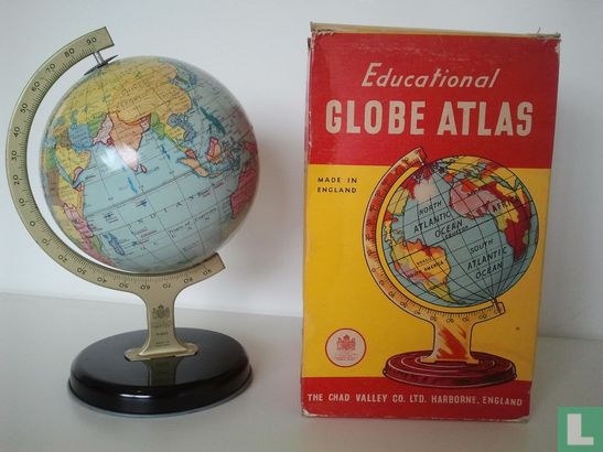 Blikken globe Chad Valley Co. - Image 1