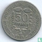 États d'Afrique de l'Ouest 50 francs 1981 "FAO" - Image 1