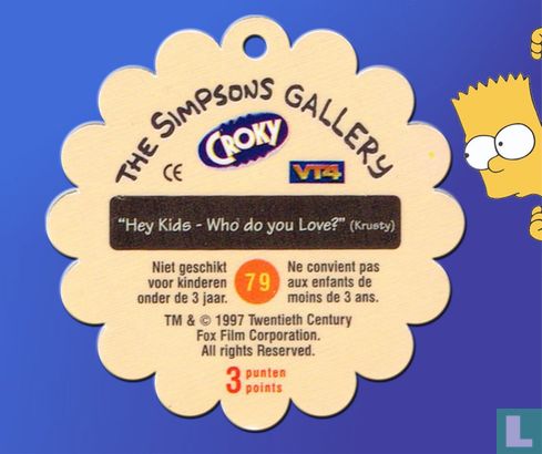 "Hey kids - Who do you love?" (Krusty) - Afbeelding 2