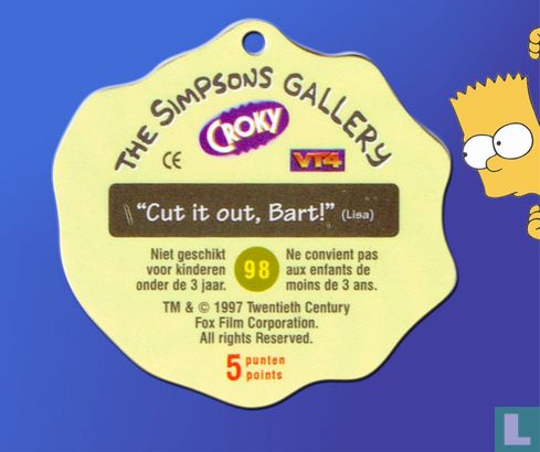 "Cut it out, Bart!" (Lisa) - Afbeelding 2