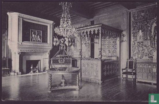 Pau, Le Chateau - Chambre de Henri IV