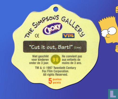 "Cut it out, Bart!" (Lisa)  - Afbeelding 2