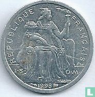 French Polynesia 1 franc 1998 - Image 1
