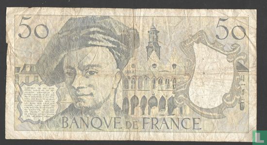 50 francs Quentin of the Tower, 1986 - Image 2