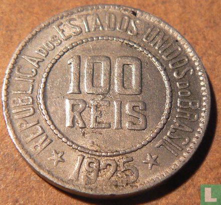 Brazilië 100 réis 1925 - Afbeelding 1