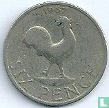 Malawi 6 pence 1967 - Image 1
