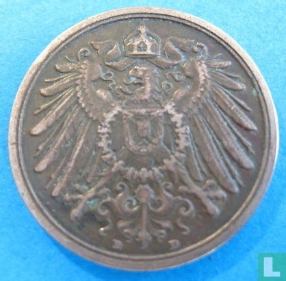 Empire allemand 2 pfennig 1908 (D) - Image 2