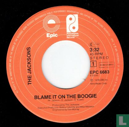 Blame it on the Boogie - Afbeelding 3