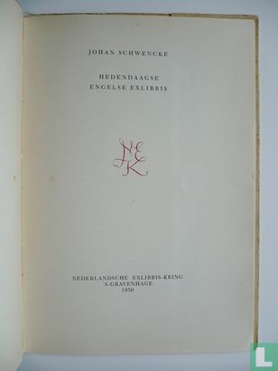 Hedendaagse Engelse exlibris - Image 3