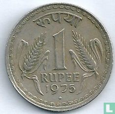 Inde 1 roupie 1975 (Bombay) - Image 1