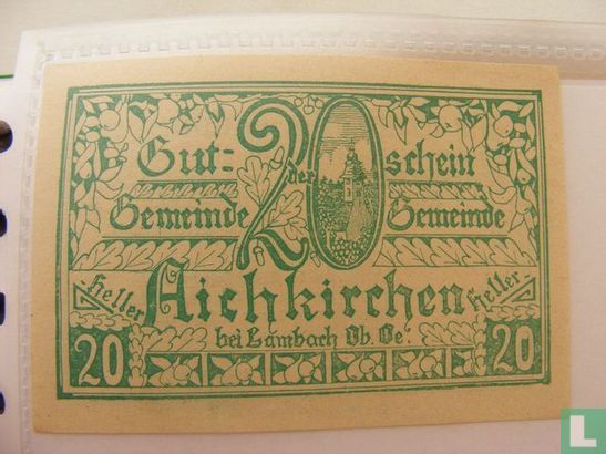 Aichkirchen 20 Heller 1920 - Bild 1