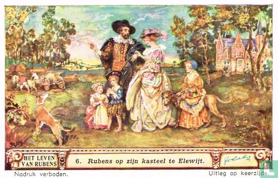 Rubens op zijn kasteel te Elewijt