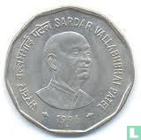 Indien 2 Rupees 1996 (Mumbai - type D) "Sardar Vallabhbhai Patel" - Bild 1