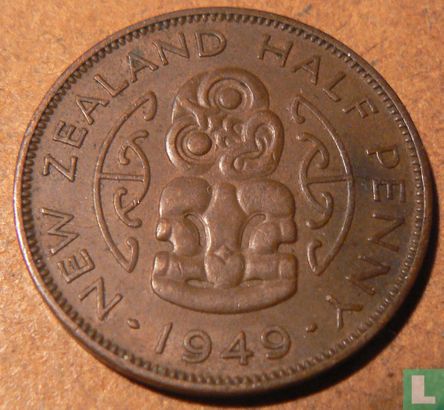 Nieuw-Zeeland ½ penny 1949 - Afbeelding 1