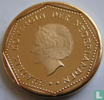 Niederländische Antillen 5 Gulden 2002 - Bild 2