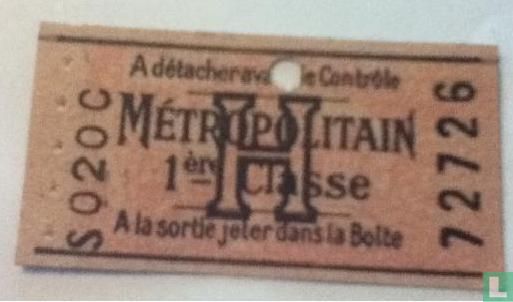 Metropolitain metro ticket 1ere classe - Bild 1