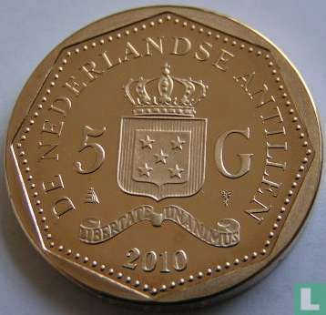 Niederländische Antillen 5 Gulden 2010 - Bild 1