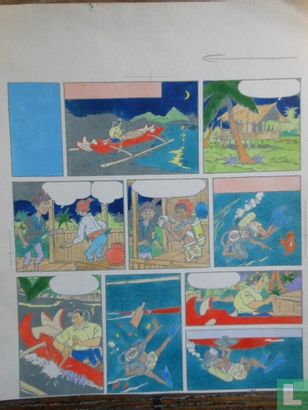 original lunick à colorier l'étrange collection-1965 
