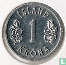 Islande 1 króna 1980 - Image 2